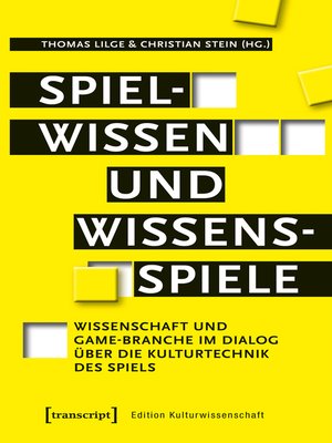 cover image of Spielwissen und Wissensspiele